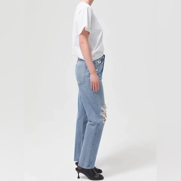 Agolde 90’s Jean Mid-rise Loose Fit- in Wander - Picture 4 of 5